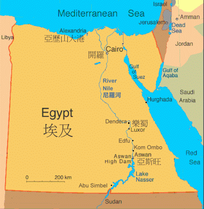 埃及地图