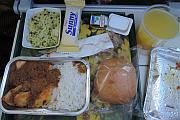 開普敦飛亞的斯亞貝巴航班上的午餐