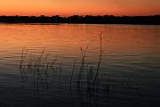 日落後的 Zambezi River